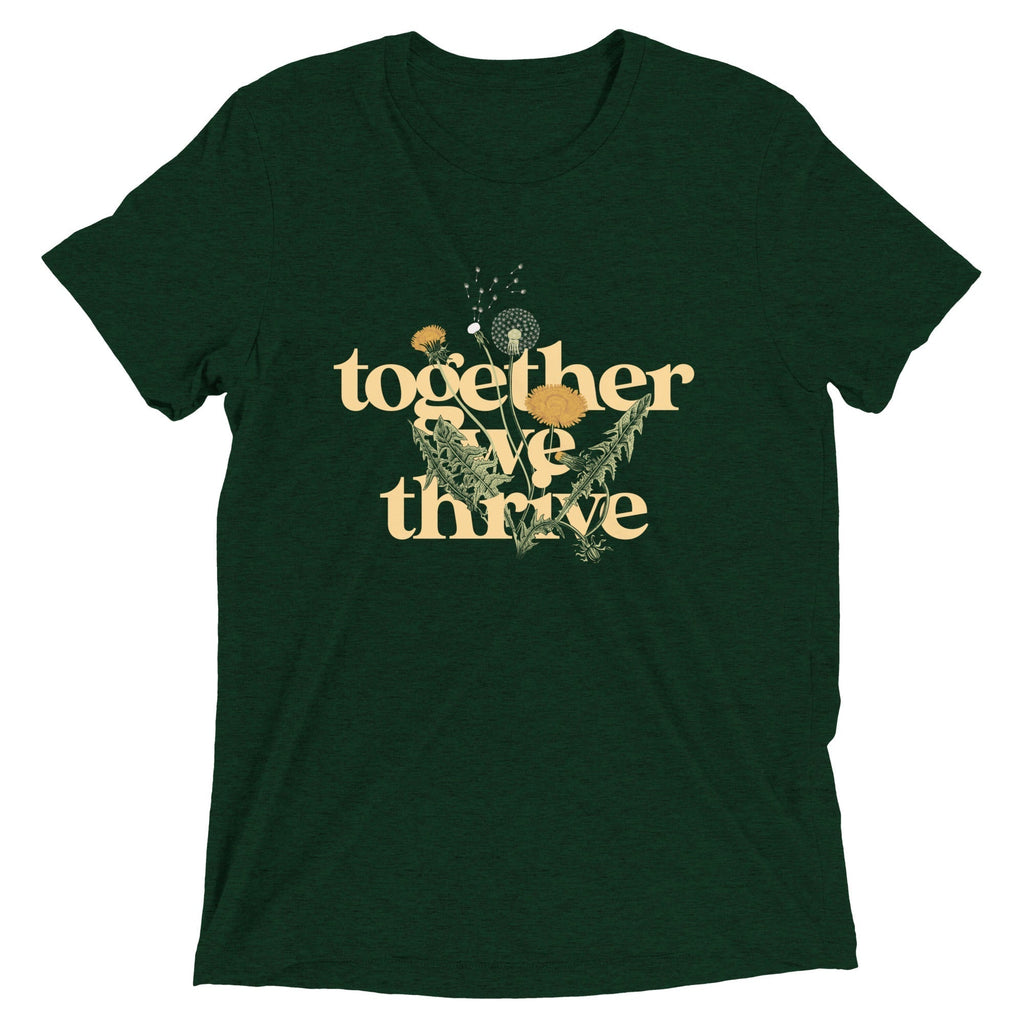 Together We Thrive Men's Tri-Blend Tee Hoodie, Sweatshirt | CoreVibeTees.com (Image 2)