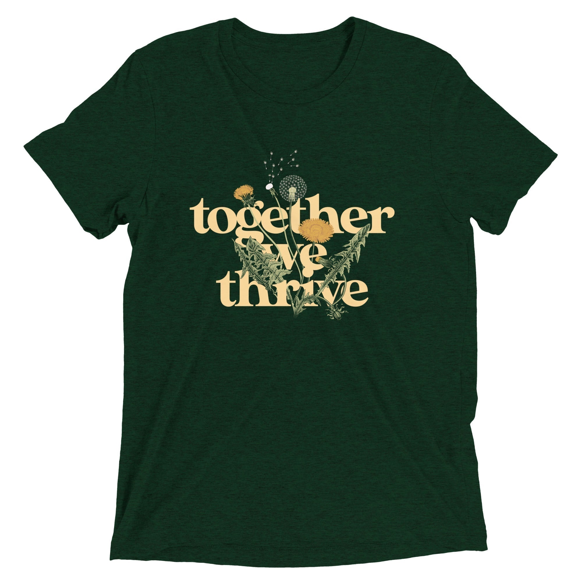 Together We Thrive Men's Tri-Blend Tee Hoodie, Sweatshirt | CoreVibeTees.com (Image 2)
