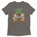 Super Step Bros Men's Tri-Blend Tee Hoodie, Sweatshirt | CoreVibeTees.com (Image 1)