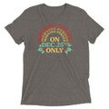 Morning Person On Dec 25th Only Men's Tri-Blend Tee Hoodie, Sweatshirt | CoreVibeTees.com (Image 1)
