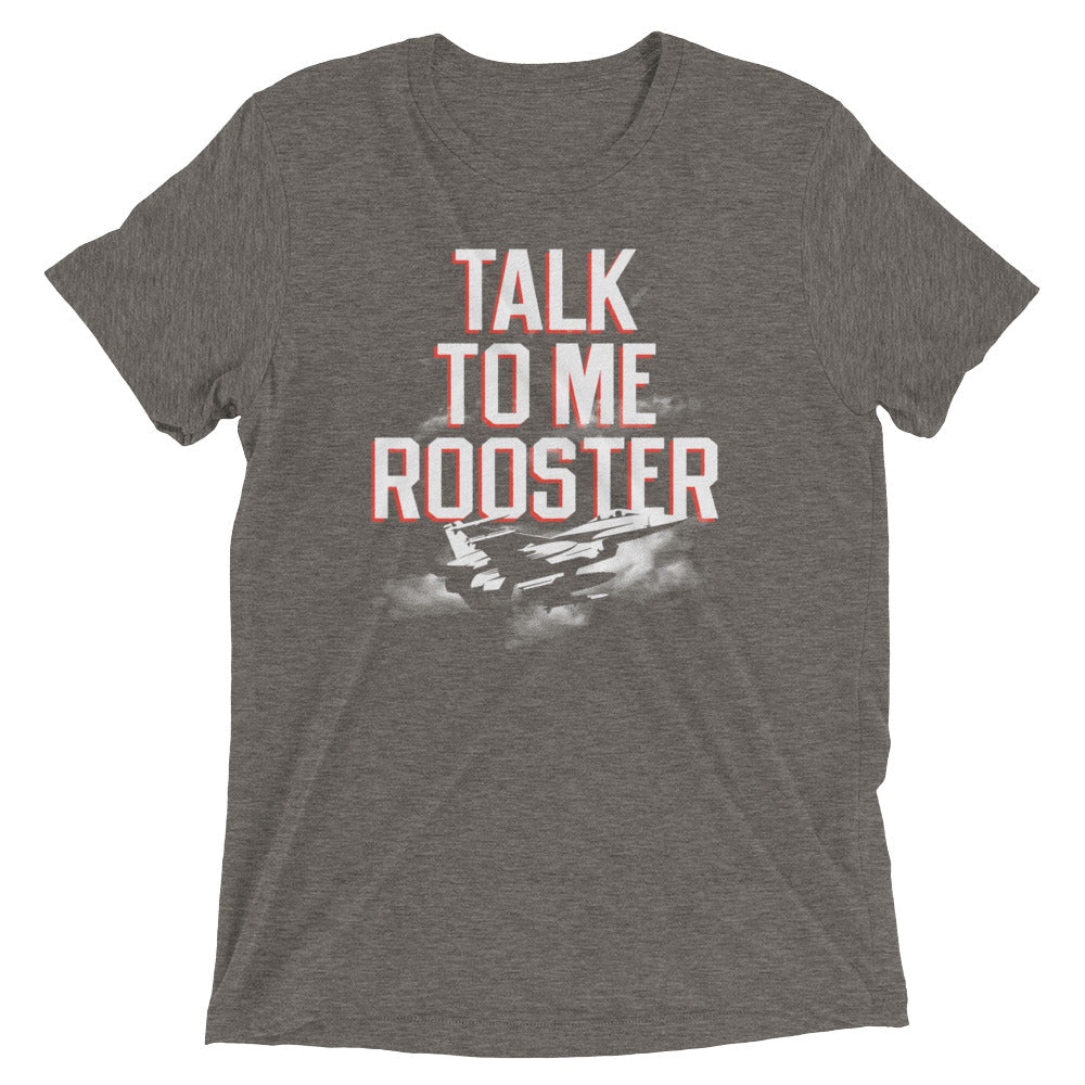 Talk To Me Rooster Men's Tri-Blend Tee Hoodie, Sweatshirt | CoreVibeTees.com (Image 5)