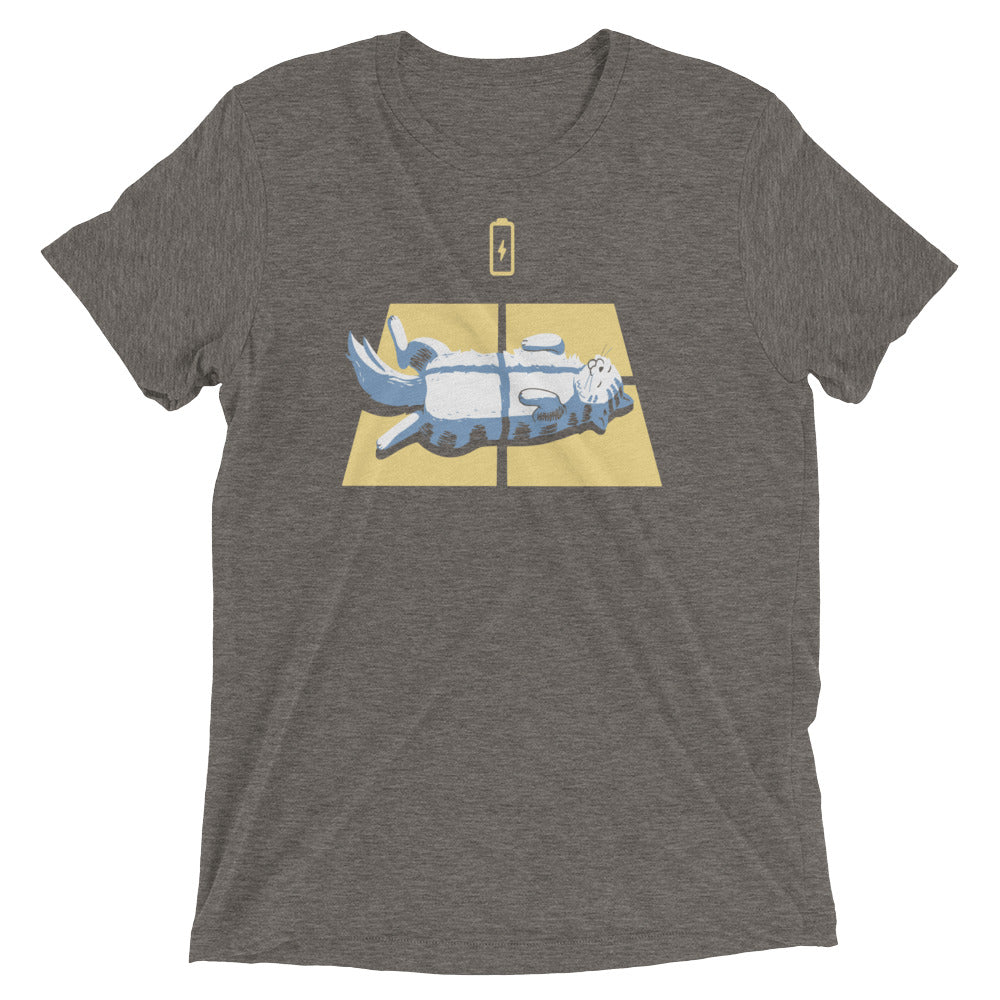 Solar Charging Men's Tri-Blend Tee Hoodie, Sweatshirt | CoreVibeTees.com (Image 1)