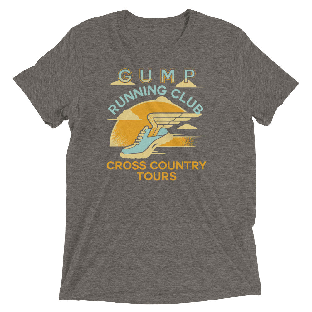 Gump Running Club Men's Tri-Blend Tee Hoodie, Sweatshirt | CoreVibeTees.com (Image 1)