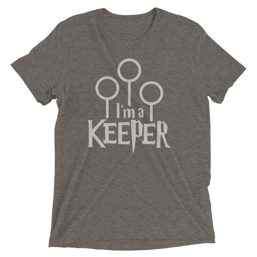 I'm A Keeper Men's Tri-Blend Tee Hoodie, Sweatshirt | CoreVibeTees.com (Image 1)