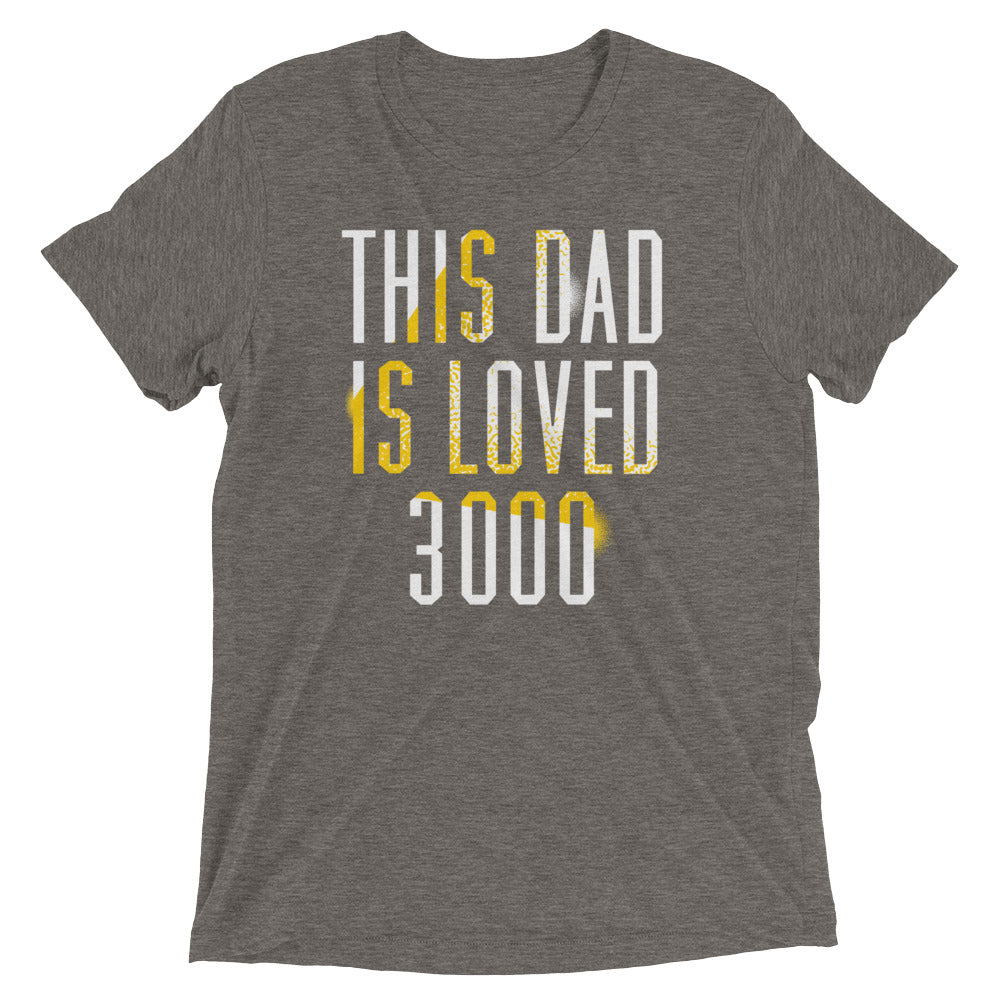 This Dad Is Loved 3000 Men's Tri-Blend Tee Hoodie, Sweatshirt | CoreVibeTees.com (Image 5)