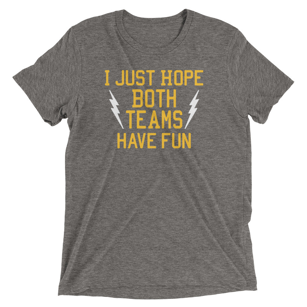 I Just Hope Both Teams Have Fun Men's Tri-Blend Tee Hoodie, Sweatshirt | CoreVibeTees.com (Image 5)