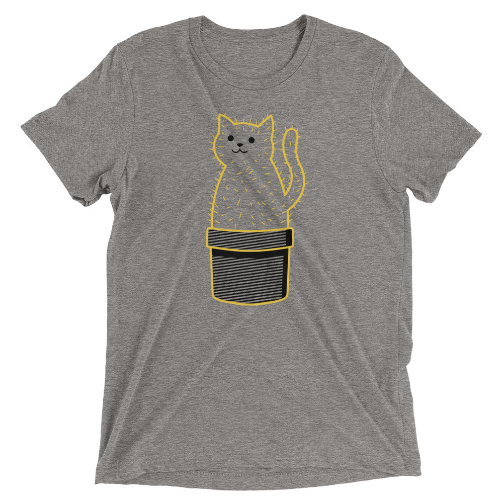 Catcus Men's Tri-Blend Tee Hoodie, Sweatshirt | CoreVibeTees.com (Image 2)