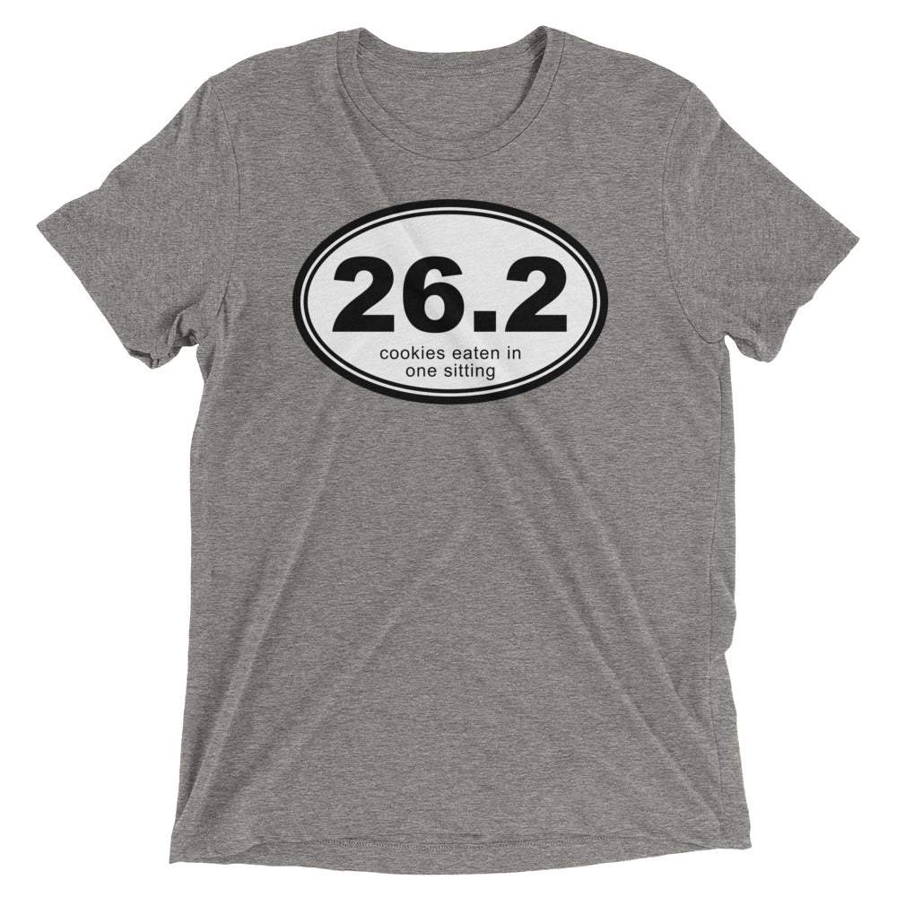 26.2 Cookies Eaten In One Sitting Men's Tri-Blend Tee Hoodie, Sweatshirt | CoreVibeTees.com (Image 5)