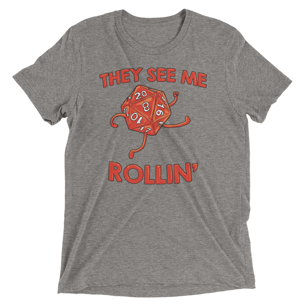 They See Me Rollin' Men's Tri-Blend Tee Hoodie, Sweatshirt | CoreVibeTees.com (Image 3)