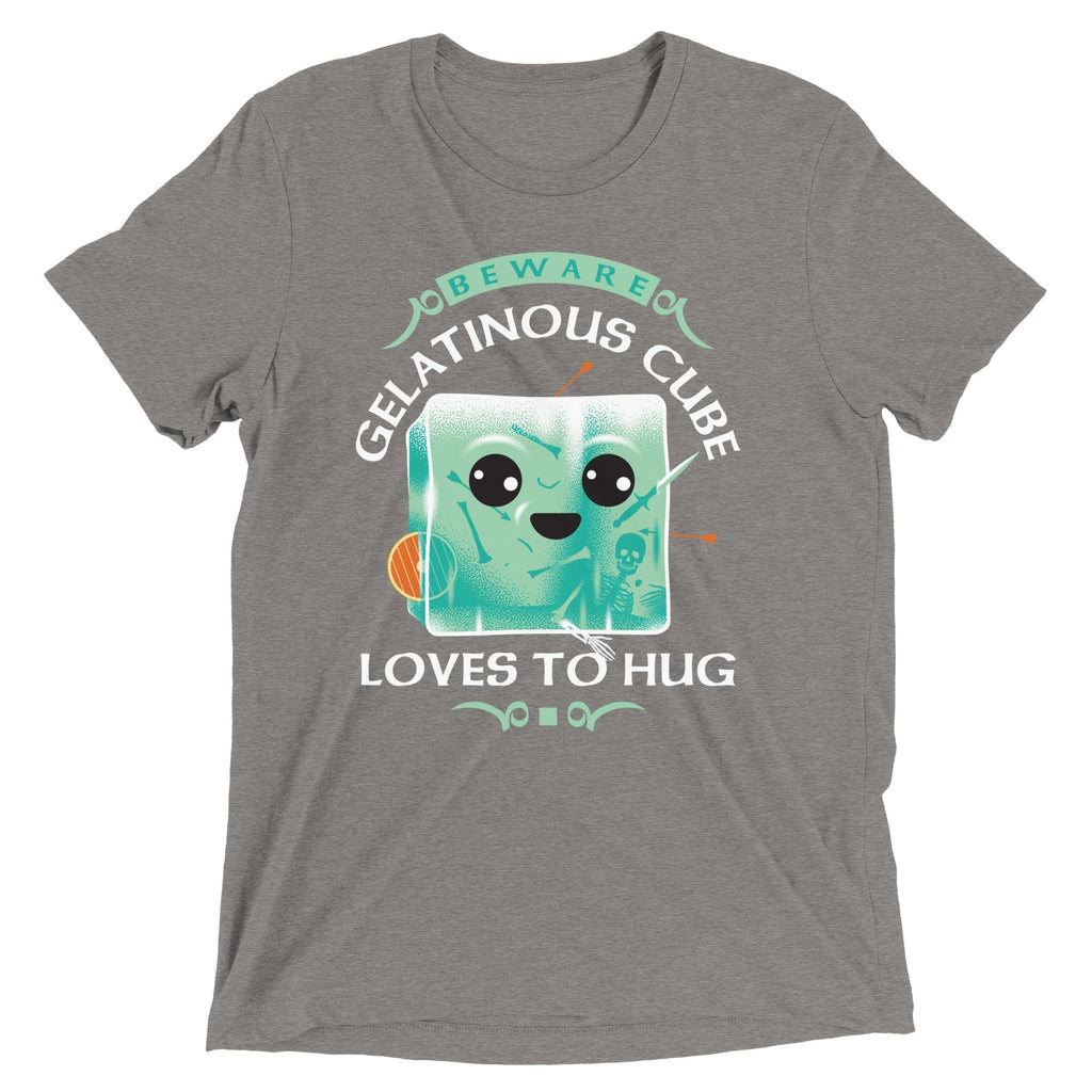 Gelatinous Cube Loves To Hug Men's Tri-Blend Tee Hoodie, Sweatshirt | CoreVibeTees.com (Image 4)