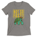 Not So Fast!! Men's Tri-Blend Tee Hoodie, Sweatshirt | CoreVibeTees.com (Image 1)