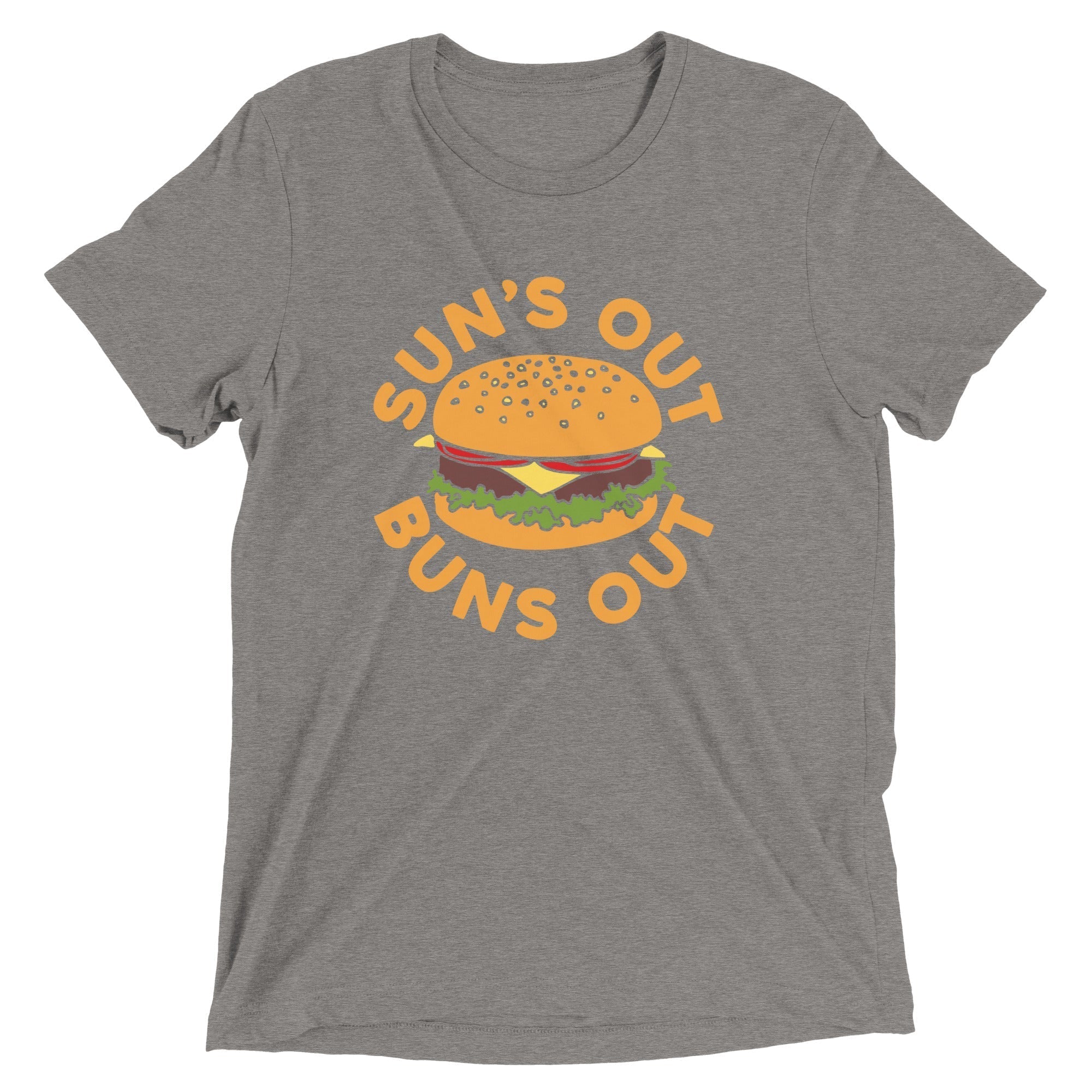 Sun's Out Buns Out Men's Tri-Blend Tee Hoodie, Sweatshirt | CoreVibeTees.com (Image 4)