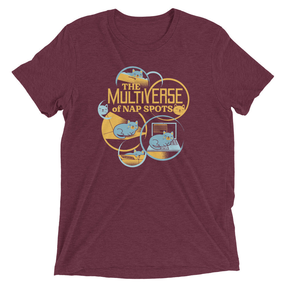 The Multiverse Of Nap Spots Men's Tri-Blend Tee Hoodie, Sweatshirt | CoreVibeTees.com (Image 3)