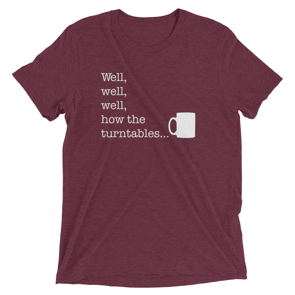 Well, Well, Well, How The Turntables Men's Tri-Blend Tee Hoodie, Sweatshirt | CoreVibeTees.com (Image 3)