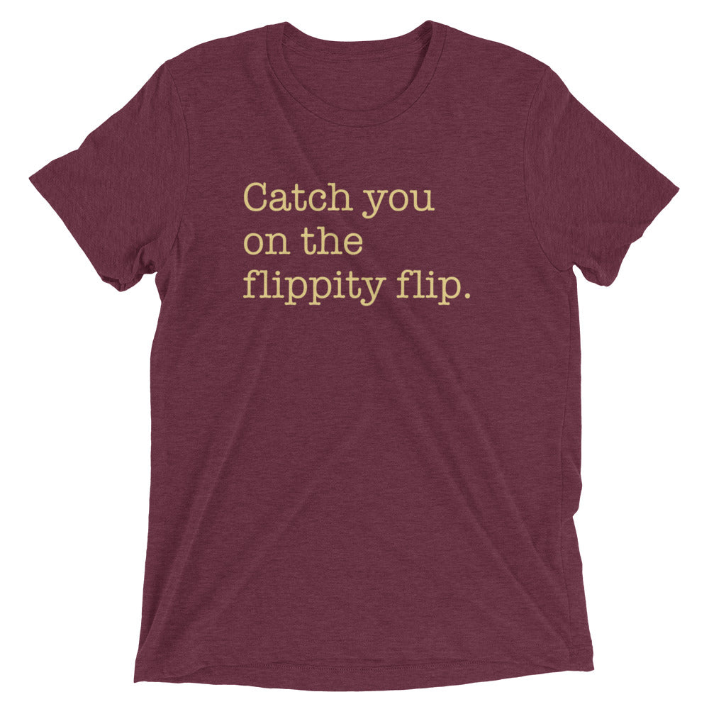 Catch You On The Flippity Flip Men's Tri-Blend Tee Hoodie, Sweatshirt | CoreVibeTees.com (Image 4)