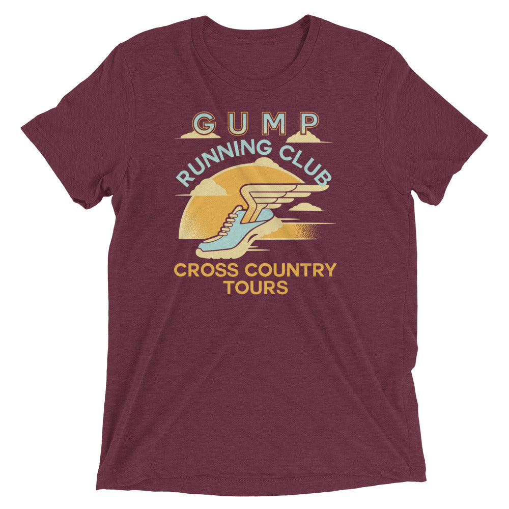Gump Running Club Men's Tri-Blend Tee Hoodie, Sweatshirt | CoreVibeTees.com (Image 4)