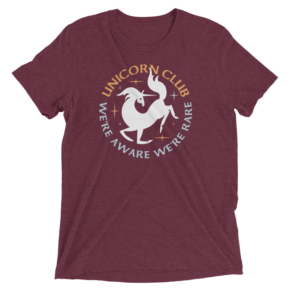 Unicorn Club Men's Tri-Blend Tee Hoodie, Sweatshirt | CoreVibeTees.com (Image 4)