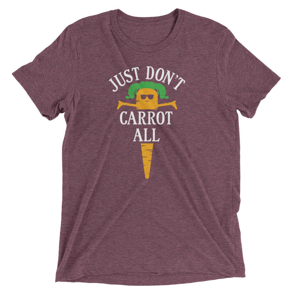 Just Don't Carrot All Men's Tri-Blend Tee Hoodie, Sweatshirt | CoreVibeTees.com (Image 4)