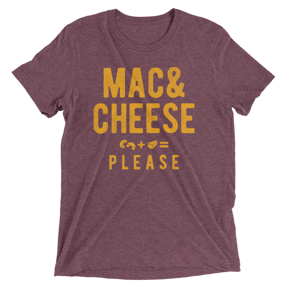 Mac And Cheese Please Men's Tri-Blend Tee Hoodie, Sweatshirt | CoreVibeTees.com (Image 5)