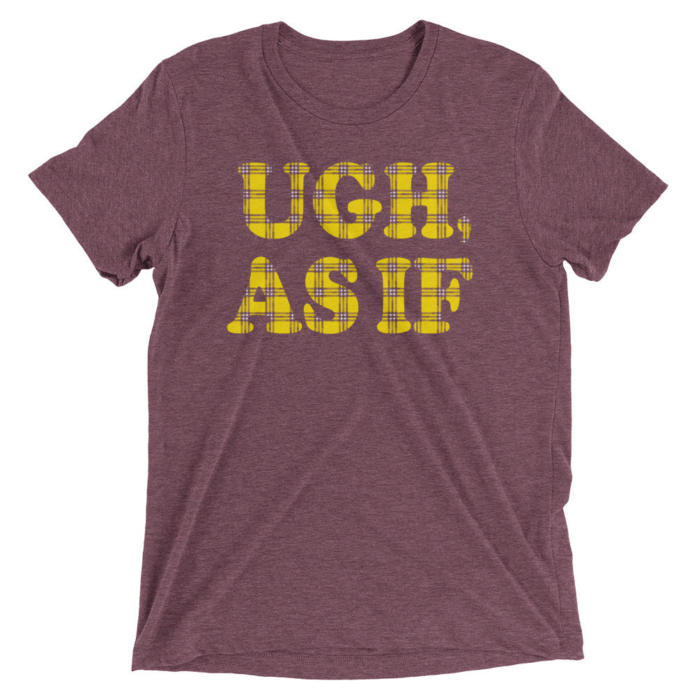 Ugh, As If Men's Tri-Blend Tee Hoodie, Sweatshirt | CoreVibeTees.com (Image 5)