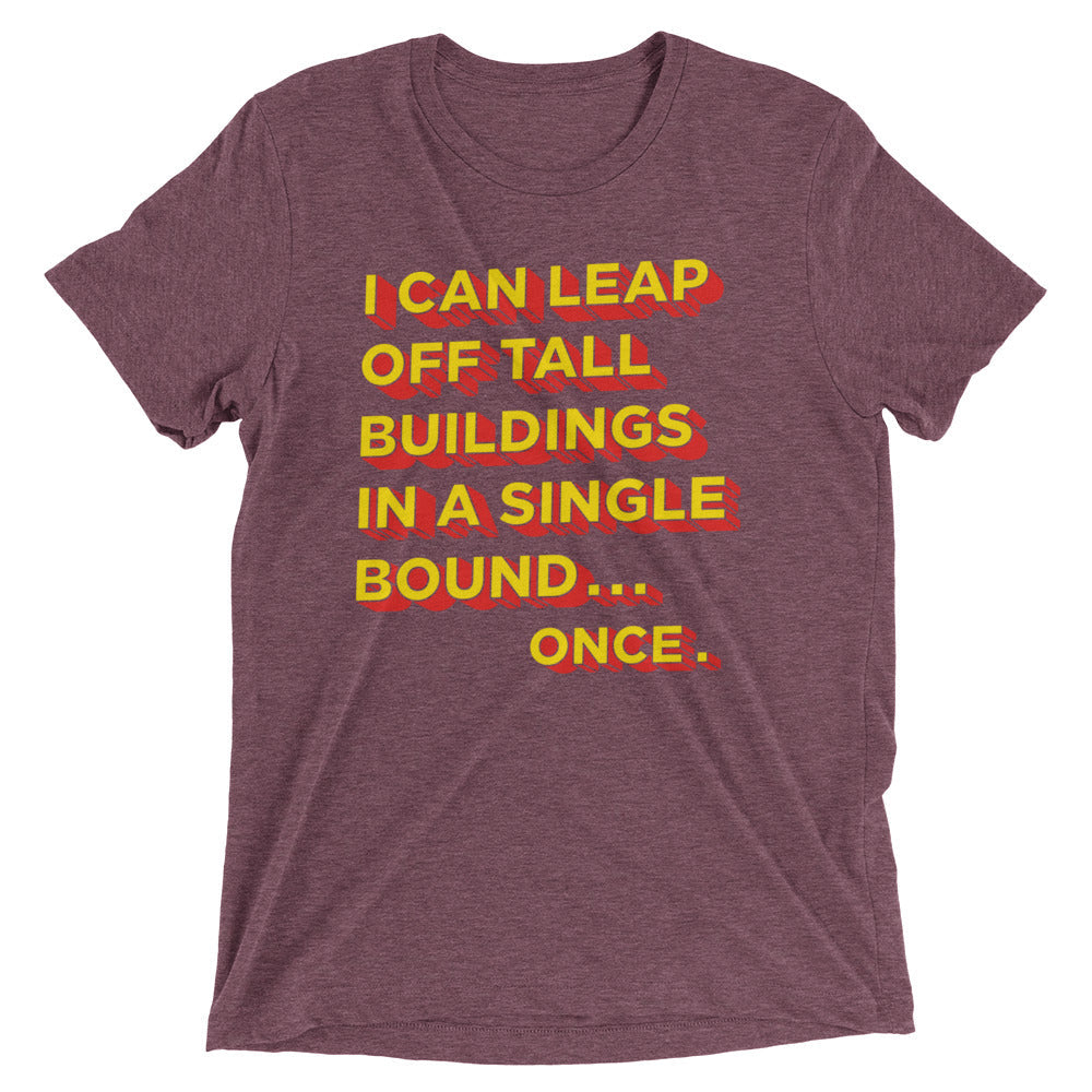 Tall Buildings In A Single Bound Men's Tri-Blend Tee Hoodie, Sweatshirt | CoreVibeTees.com (Image 5)