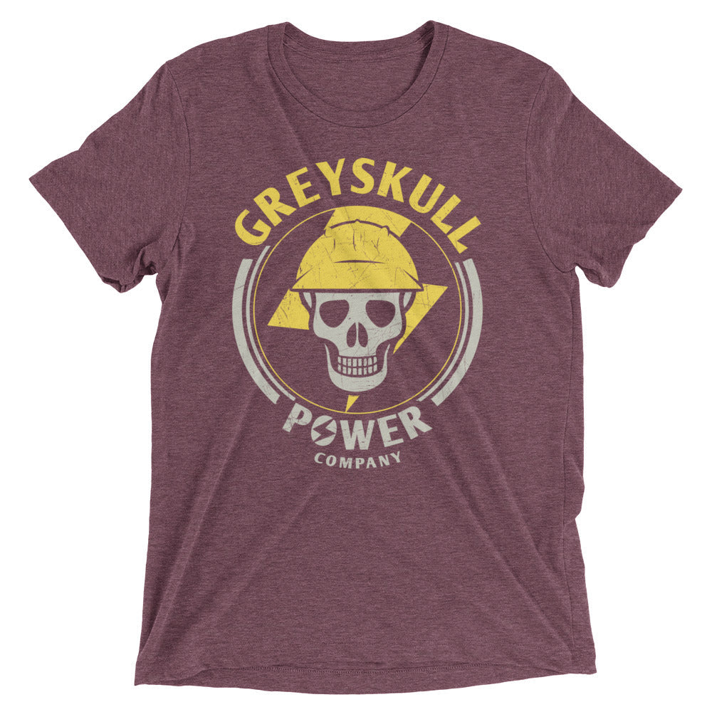 Greyskull Power Company Men's Tri-Blend Tee Hoodie, Sweatshirt | CoreVibeTees.com (Image 4)
