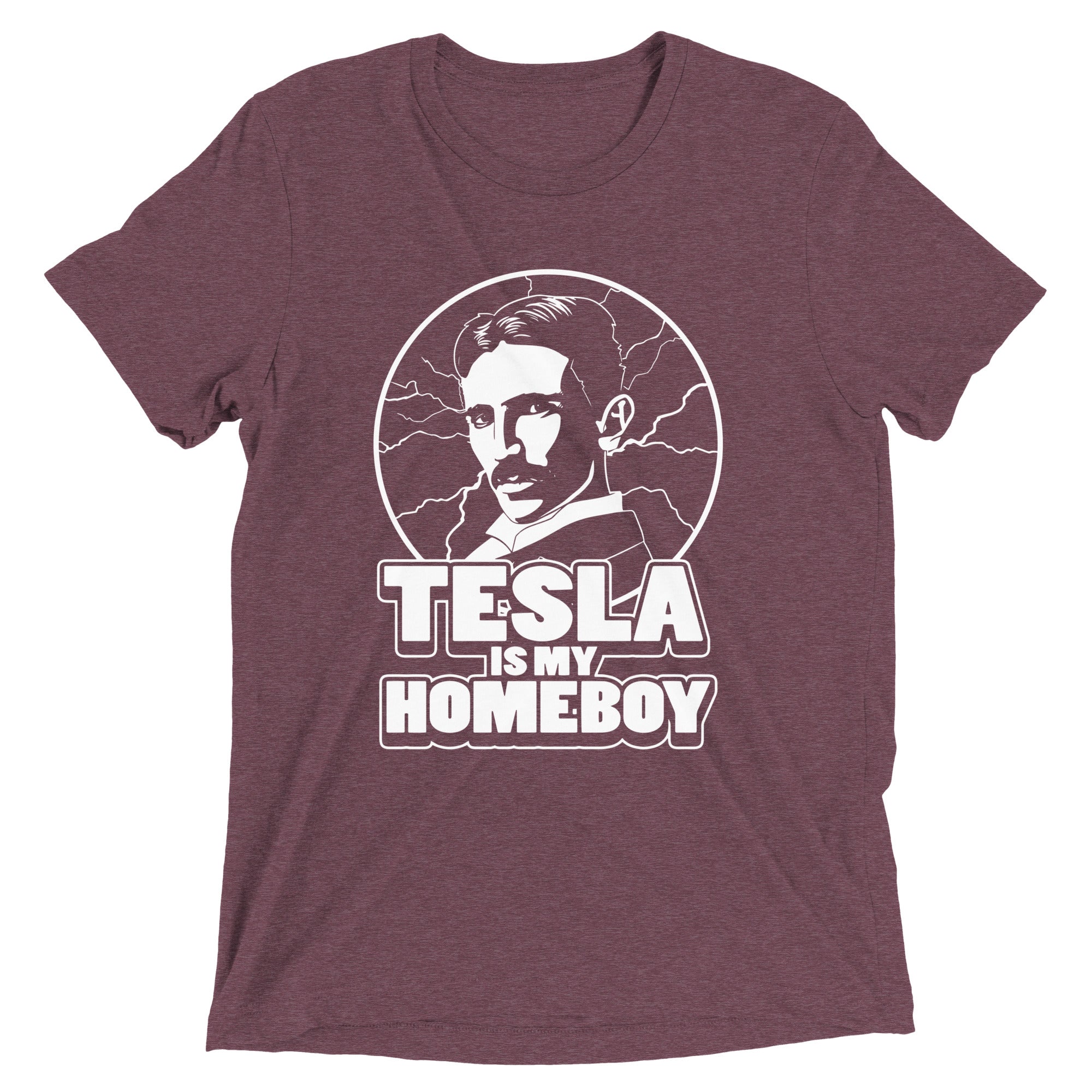 Tesla Is My Homeboy Men's Tri-Blend Tee Hoodie, Sweatshirt | CoreVibeTees.com (Image 4)