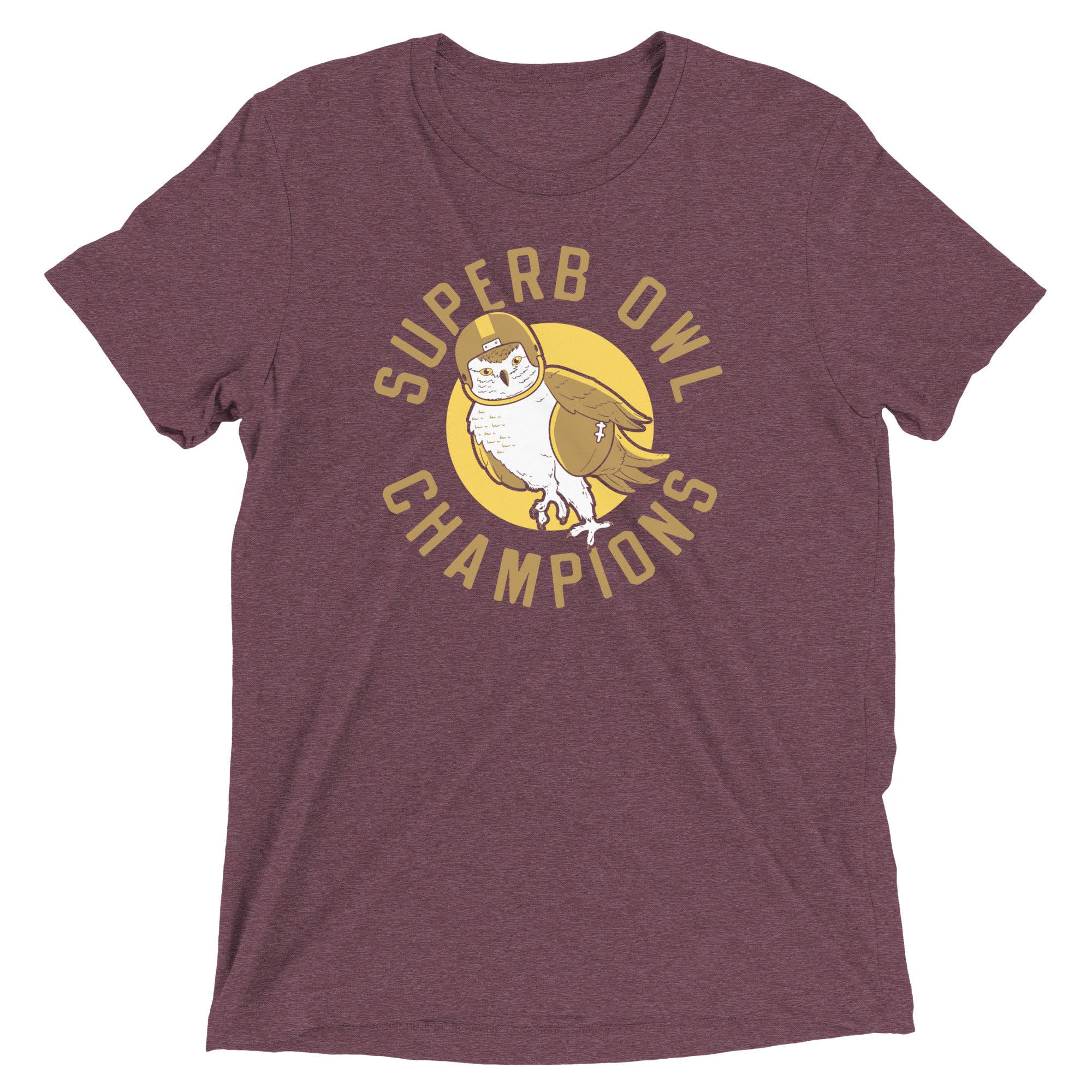 Superb Owl Men's Tri-Blend Tee Hoodie, Sweatshirt | CoreVibeTees.com (Image 5)