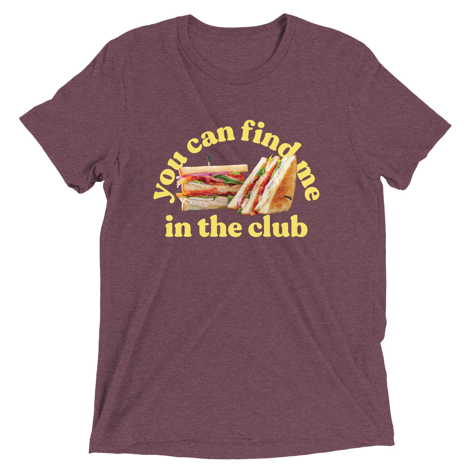 You Can Find Me In The Club Men's Tri-Blend Tee Hoodie, Sweatshirt | CoreVibeTees.com (Image 5)