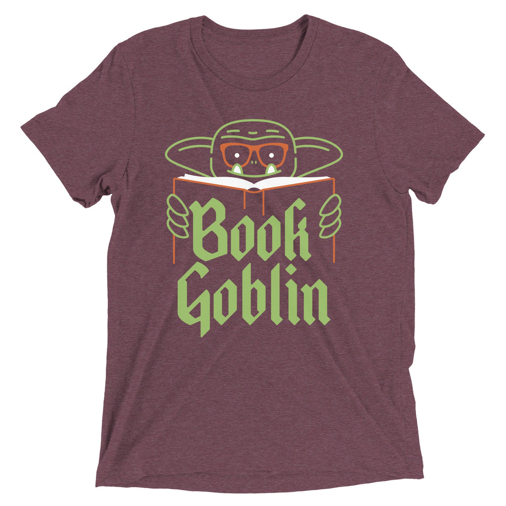 Book Goblin Men's Tri-Blend Tee Hoodie, Sweatshirt | CoreVibeTees.com (Image 5)