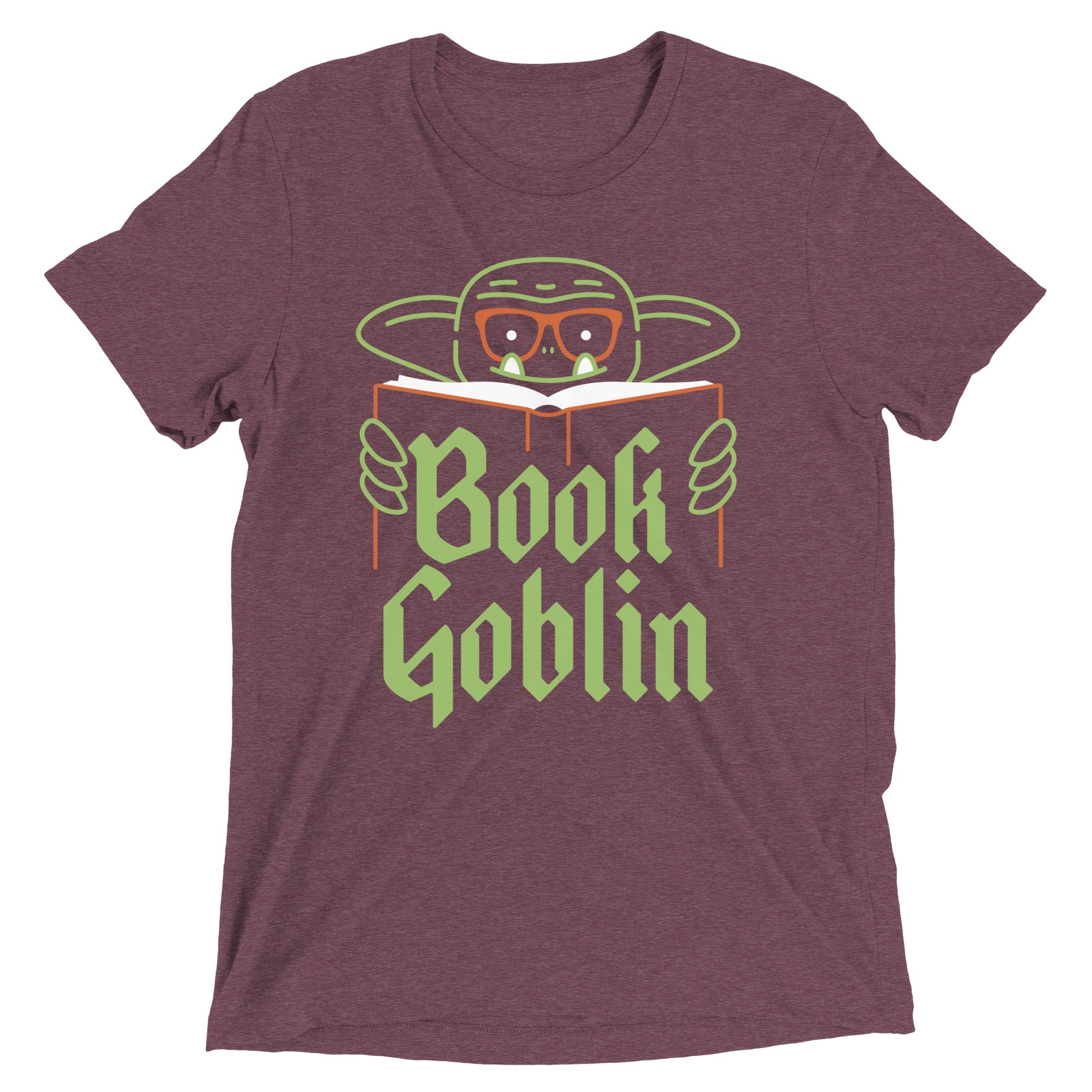 Book Goblin Men's Tri-Blend Tee Hoodie, Sweatshirt | CoreVibeTees.com (Image 5)