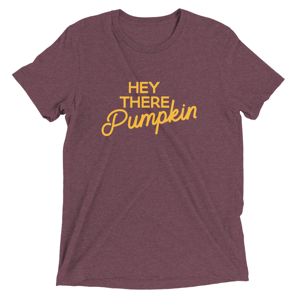 Hey There Pumpkin Men's Tri-Blend Tee Hoodie, Sweatshirt | CoreVibeTees.com (Image 4)