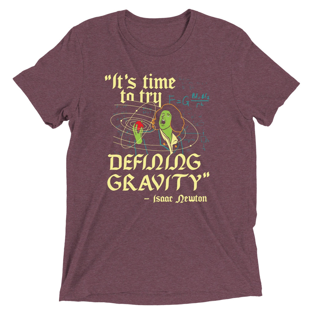 It's Time To Try Defining Gravity Men's Tri-Blend Tee Hoodie, Sweatshirt | CoreVibeTees.com (Image 4)