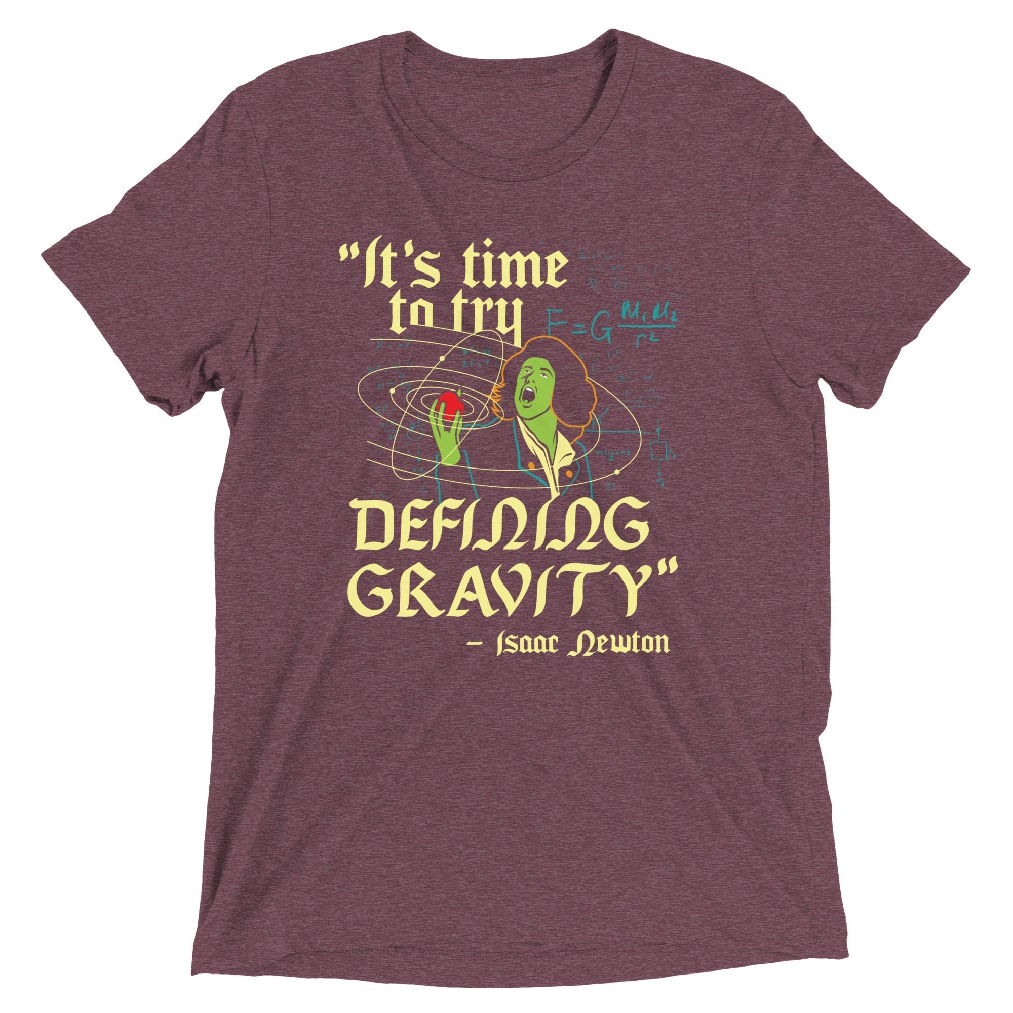 It's Time To Try Defining Gravity Men's Tri-Blend Tee Hoodie, Sweatshirt | CoreVibeTees.com (Image 4)