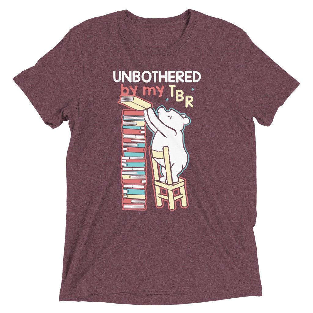 Unbothered By My TBR Men's Tri-Blend Tee Hoodie, Sweatshirt | CoreVibeTees.com (Image 5)