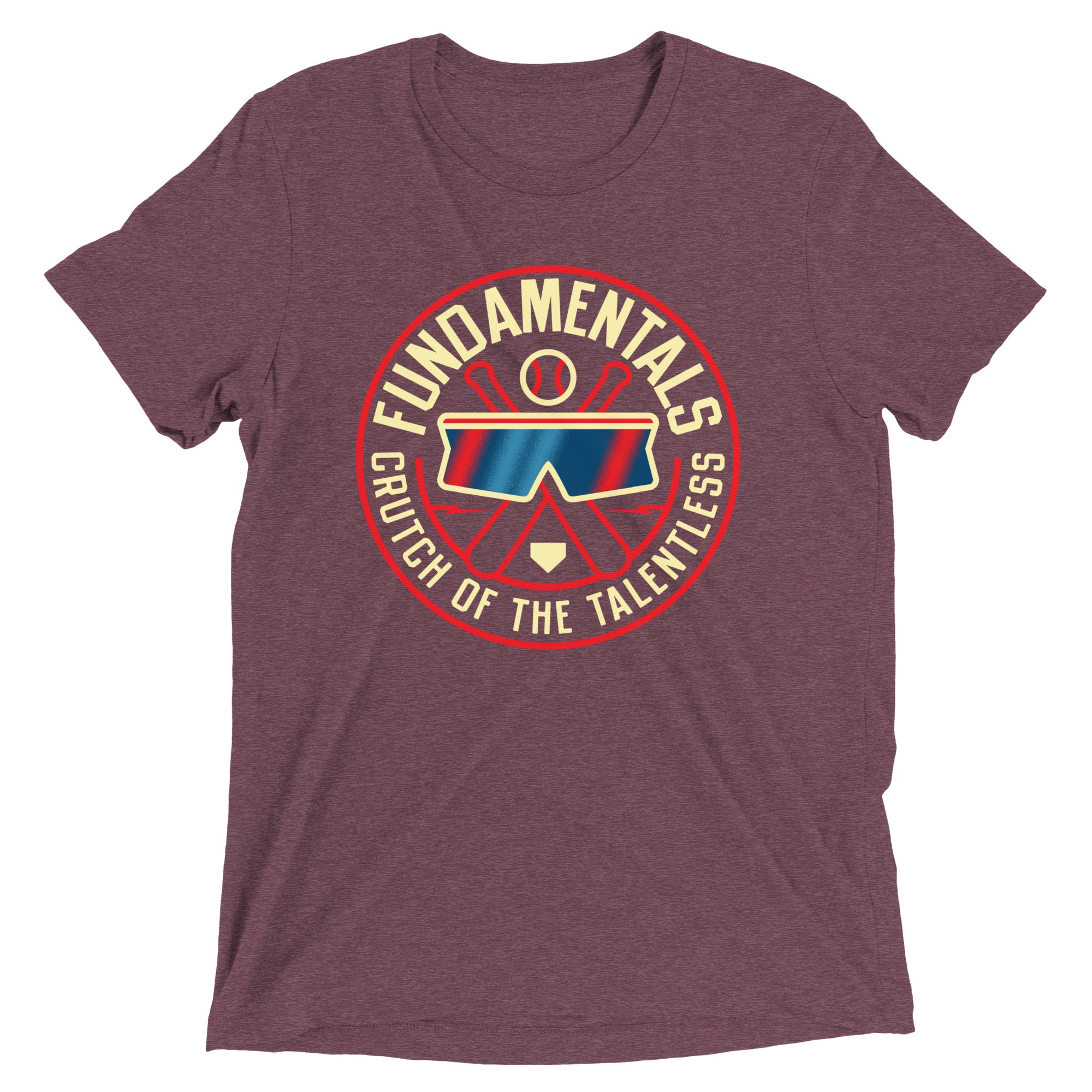 Fundamentals Crutch Of The Talentless Men's Tri-Blend Tee Hoodie, Sweatshirt | CoreVibeTees.com (Image 3)