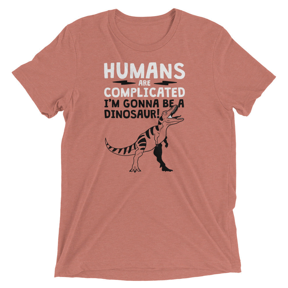 Humans Are Complicated Men's Tri-Blend Tee Hoodie, Sweatshirt | CoreVibeTees.com (Image 2)