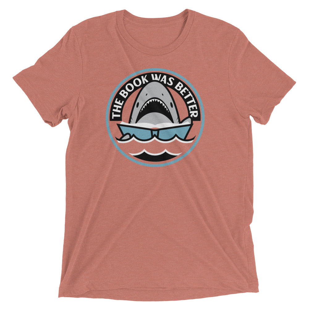 The Book Was Better Men's Tri-Blend Tee Hoodie, Sweatshirt | CoreVibeTees.com (Image 3)