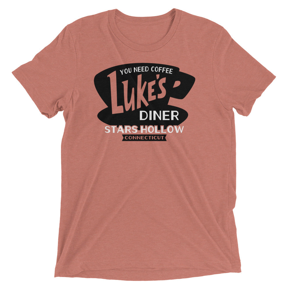 Luke's Diner Men's Tri-Blend Tee Hoodie, Sweatshirt | CoreVibeTees.com (Image 4)