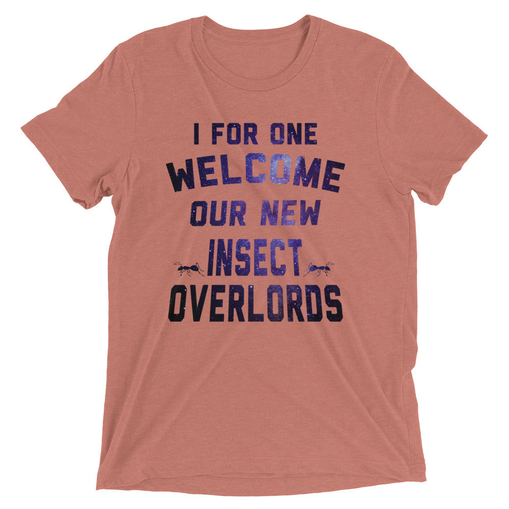 I For One Welcome Our New Insect Overlords Men's Tri-Blend Tee Hoodie, Sweatshirt | CoreVibeTees.com (Image 4)
