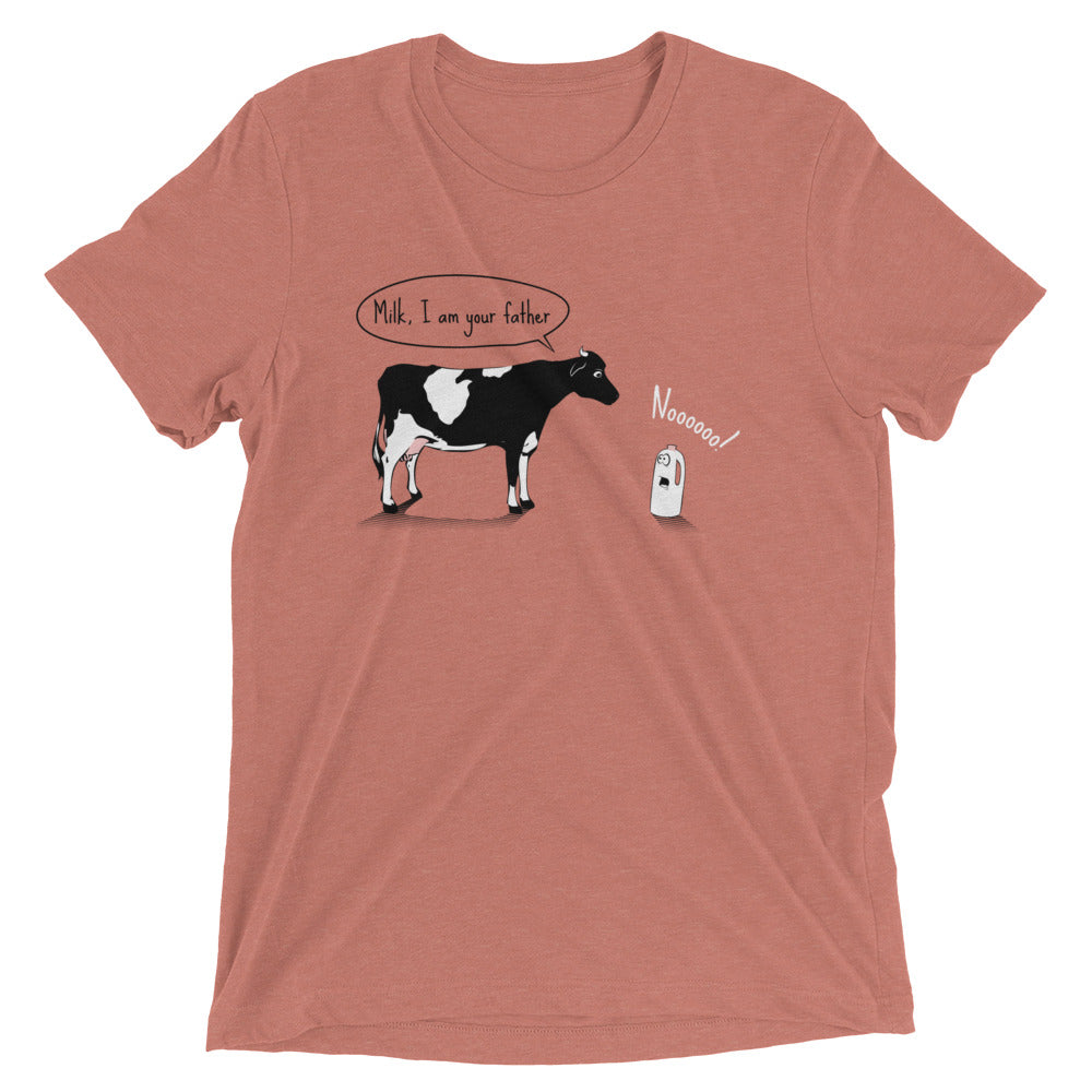 Milk, I am your father Men's Tri-Blend Tee Hoodie, Sweatshirt | CoreVibeTees.com (Image 5)