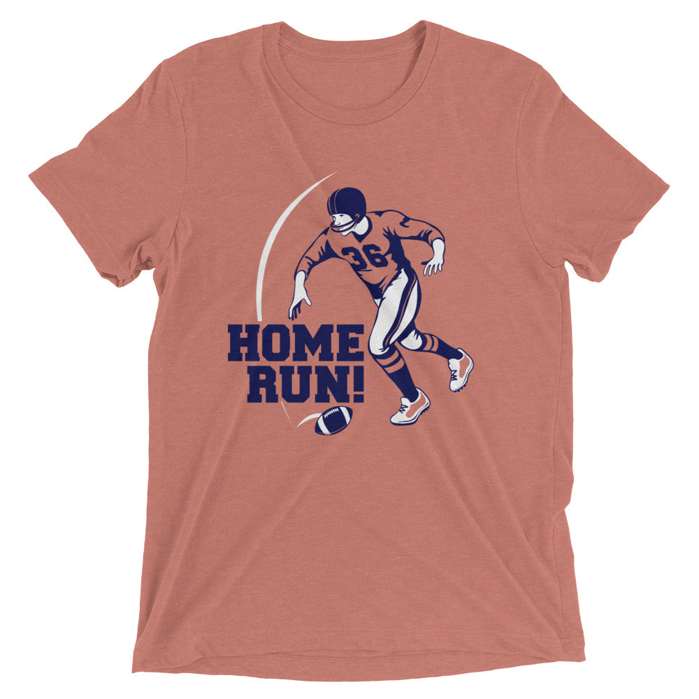 Home Run! Men's Tri-Blend Tee Hoodie, Sweatshirt | CoreVibeTees.com (Image 3)