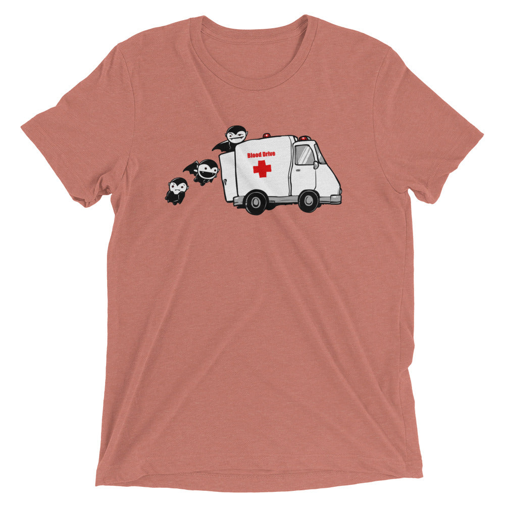 Blood Drive Vampires Men's Tri-Blend Tee Hoodie, Sweatshirt | CoreVibeTees.com (Image 3)