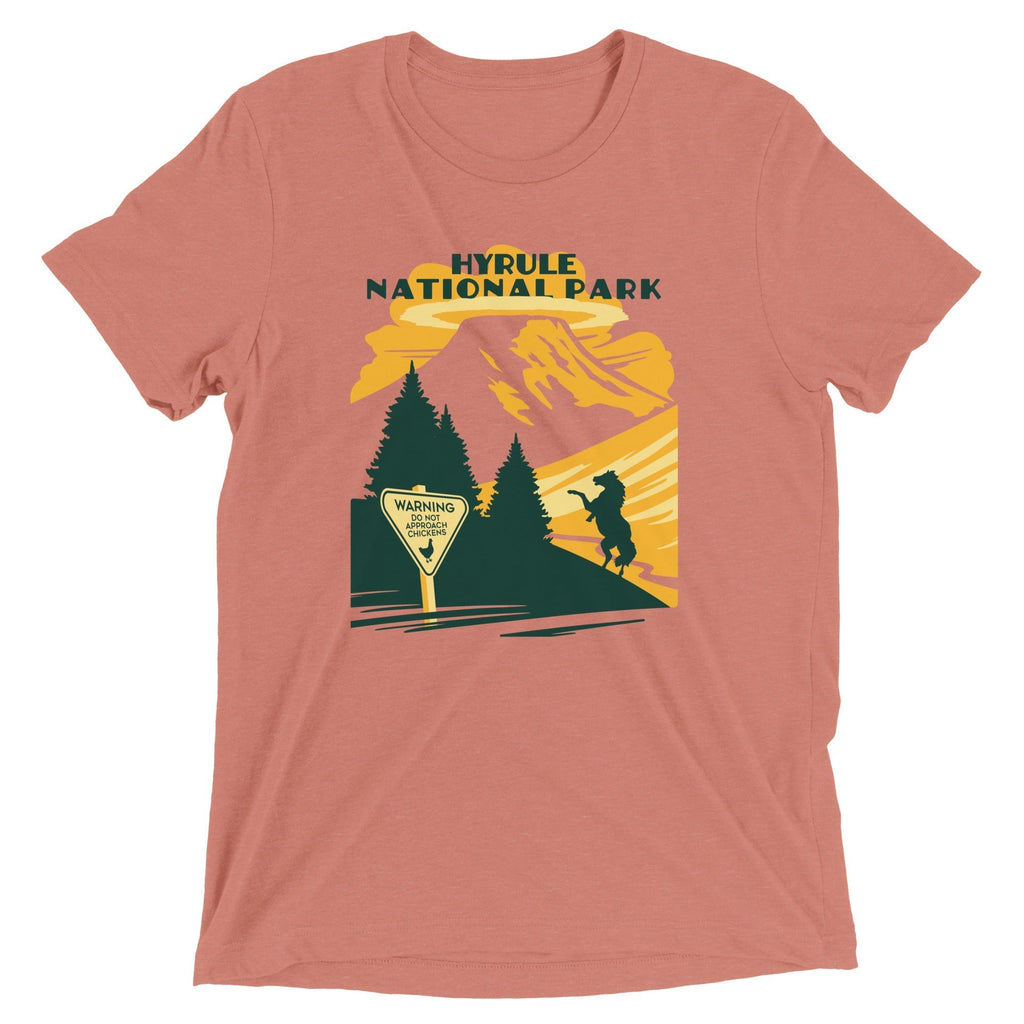 Hyrule National Park Men's Tri-Blend Tee Hoodie, Sweatshirt | CoreVibeTees.com (Image 5)