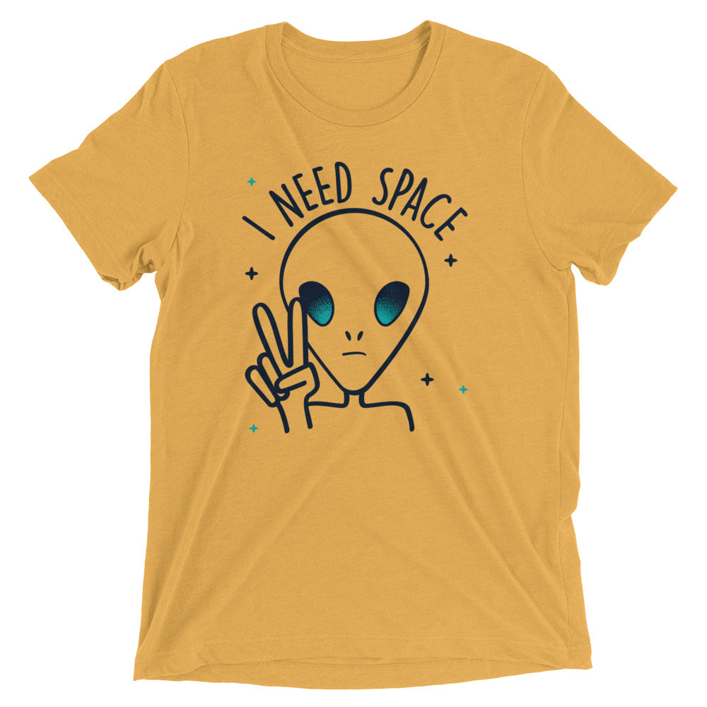 I Need Space Men's Tri-Blend Tee Hoodie, Sweatshirt | CoreVibeTees.com (Image 5)