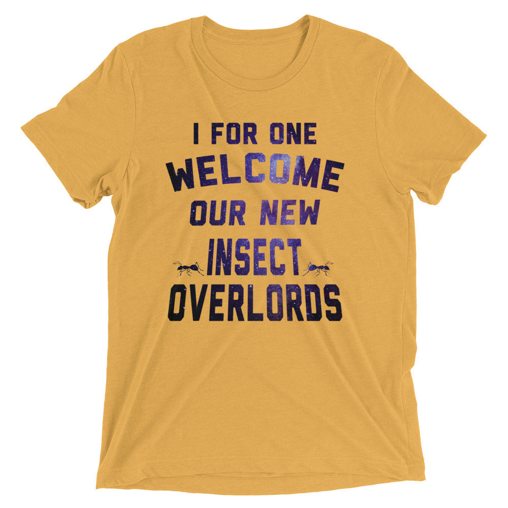 I For One Welcome Our New Insect Overlords Men's Tri-Blend Tee Hoodie, Sweatshirt | CoreVibeTees.com (Image 5)