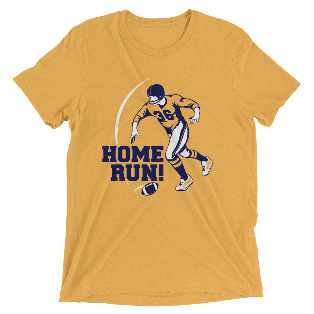 Home Run! Men's Tri-Blend Tee Hoodie, Sweatshirt | CoreVibeTees.com (Image 5)