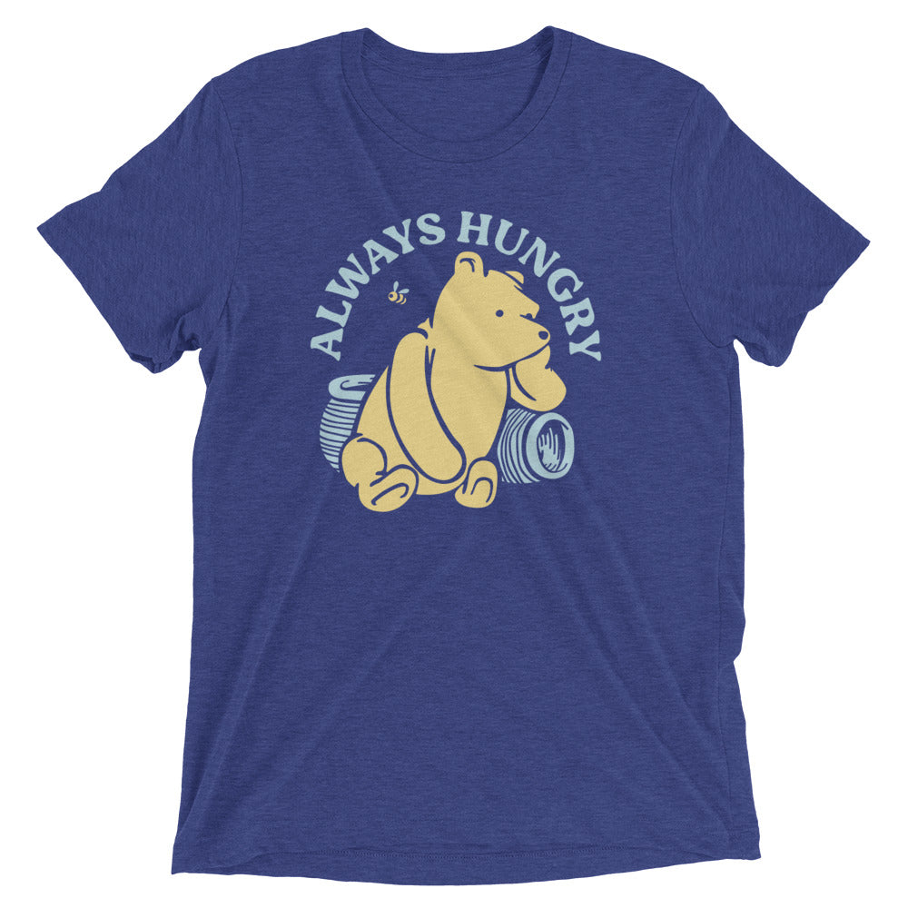 Always Hungry Men's Tri-Blend Tee Hoodie, Sweatshirt | CoreVibeTees.com (Image 1)