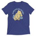 Always Hungry Men's Tri-Blend Tee Hoodie, Sweatshirt | CoreVibeTees.com (Image 1)