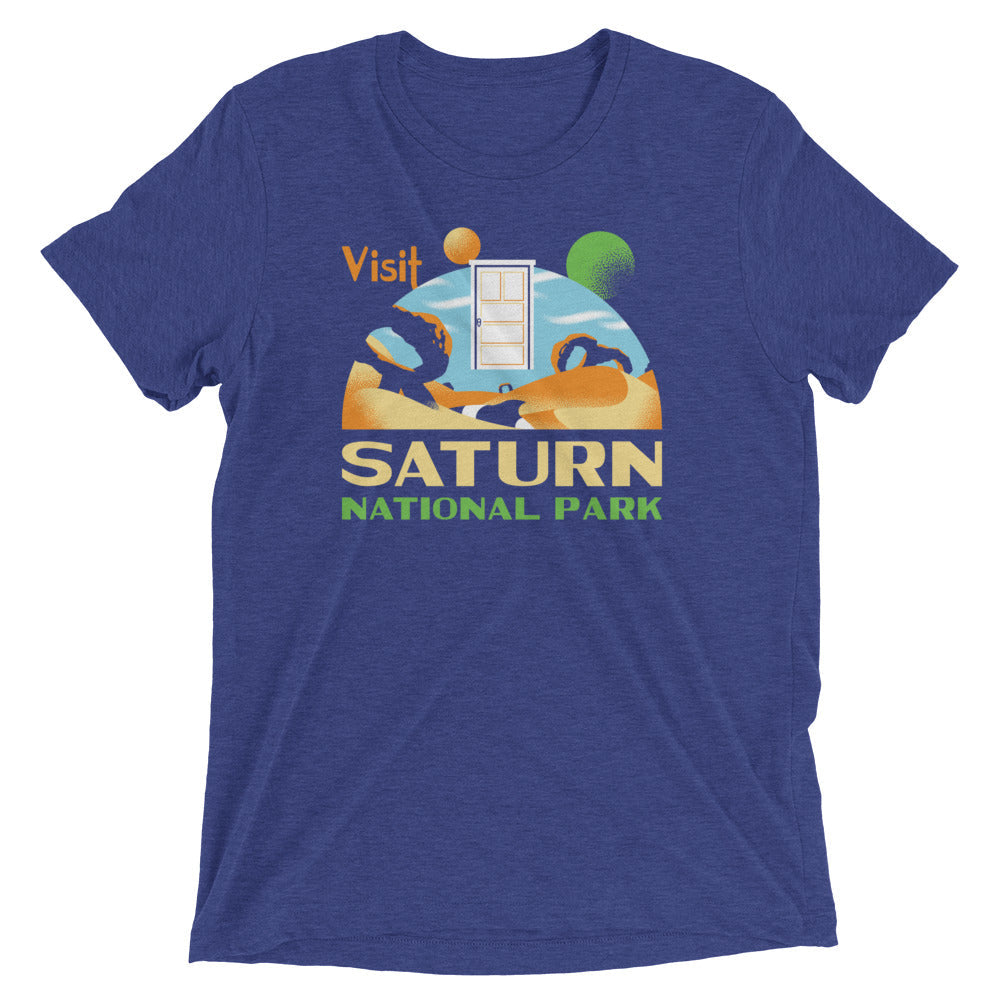 Visit Saturn National Park Men's Tri-Blend Tee Hoodie, Sweatshirt | CoreVibeTees.com (Image 4)